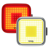 Knog blinder twinpack - firkantet - sort