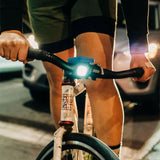 Knog skyklapper mini front - firkantet - sort