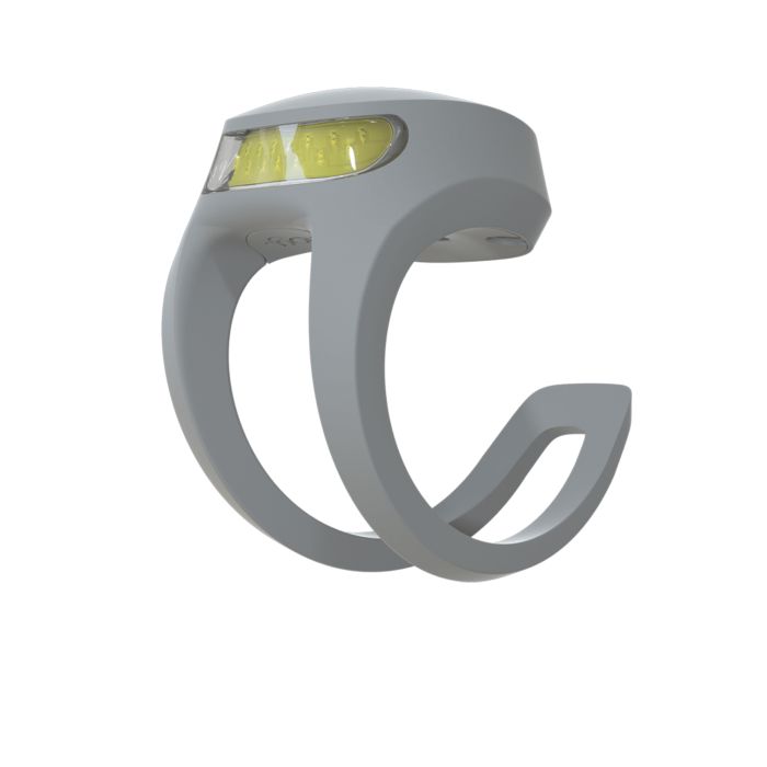 Knog frog usb front - abyss grå