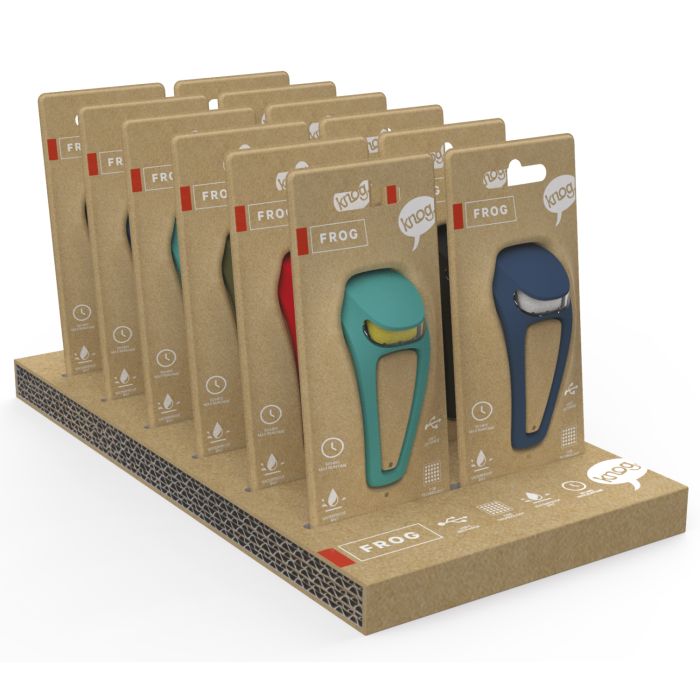 Knog Frog usb - display (6 foran + 6 bag)