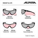 Alpina sports-sportsbriller rocket q-lite mat sort