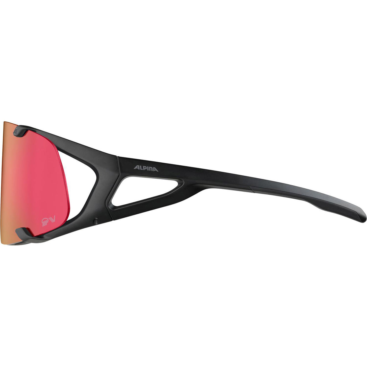 Alpina sports-sportsbriller hawkeye qv mat sorte