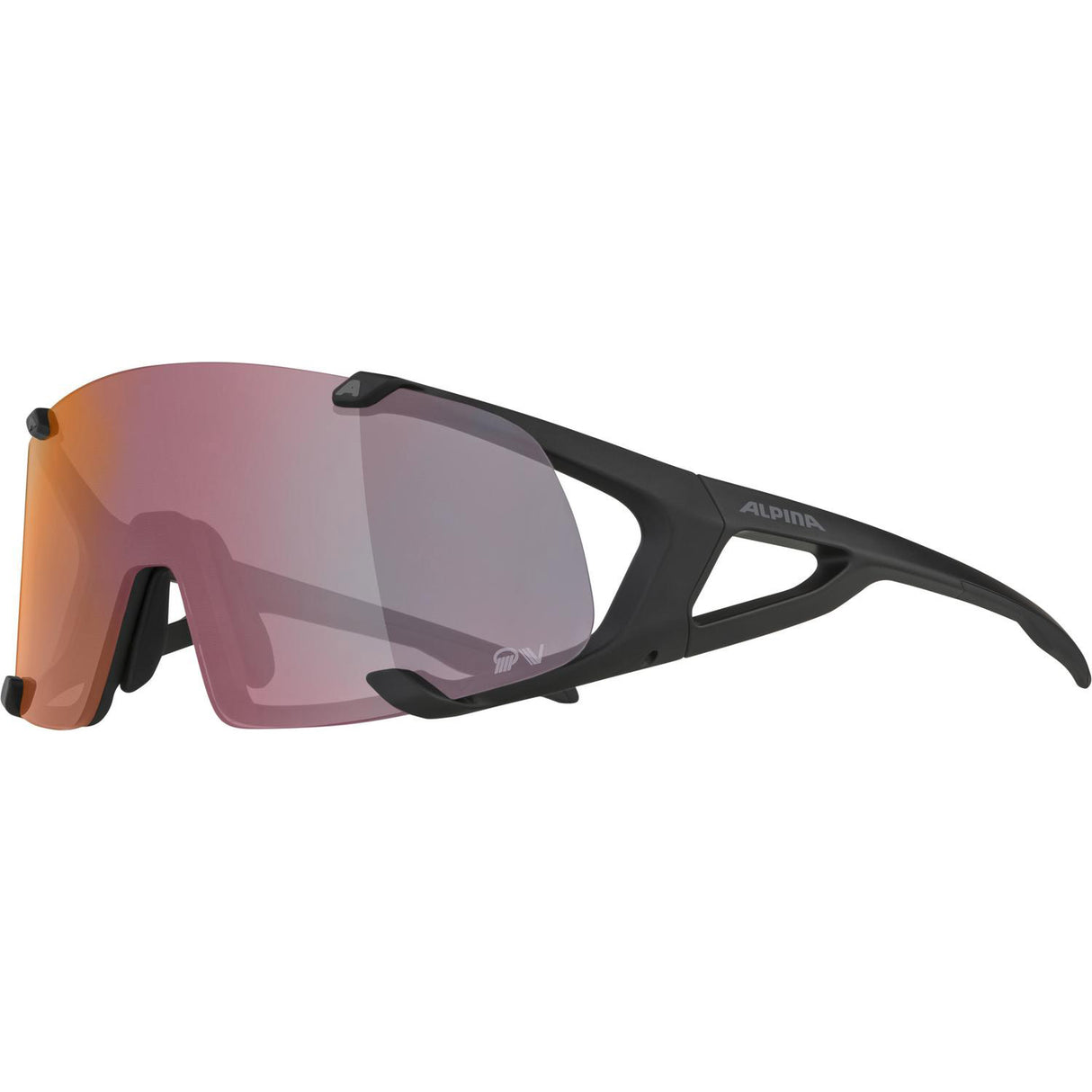 Alpina sports-sportsbriller hawkeye qv mat sorte