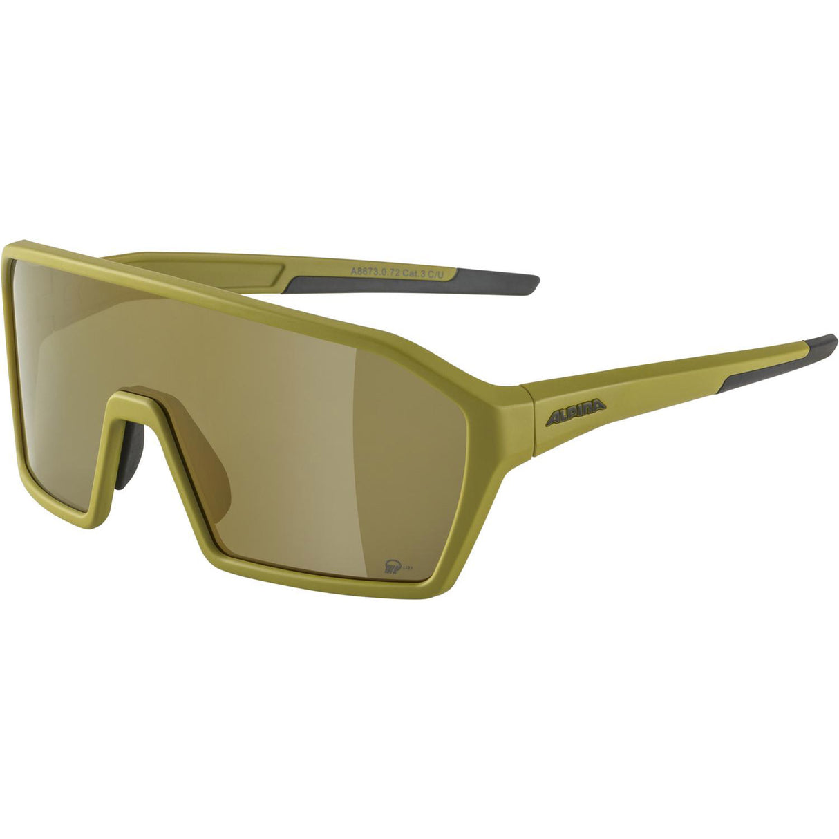 Alpina sports-sportsbriller ram q-lite oliven