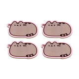 Union pusheen kattesættet med 4 formede coastere