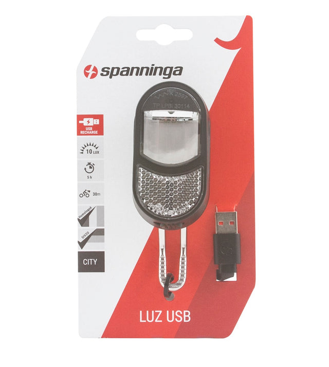Spanninga forlygte luz xb 10lux forgaffel usb