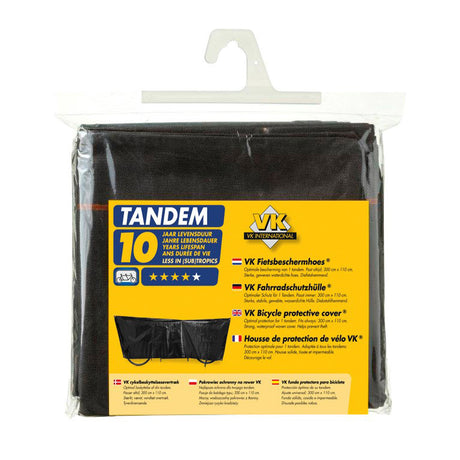 VK Tandem Luxury Bicycle Cover - 300 cm sort