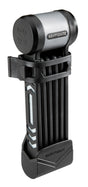 Kryptonit foldelås med holder kryptolok 85 cm stål sort