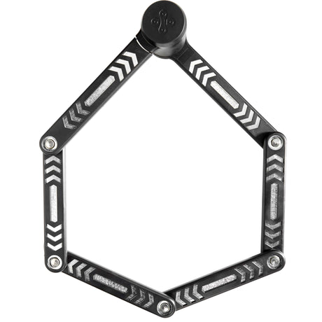 Kryptonit foldelås med holder kryptolok 85 cm stål sort