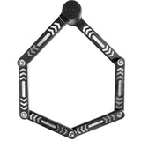Kryptonit foldelås med holder kryptolok 85 cm stål sort