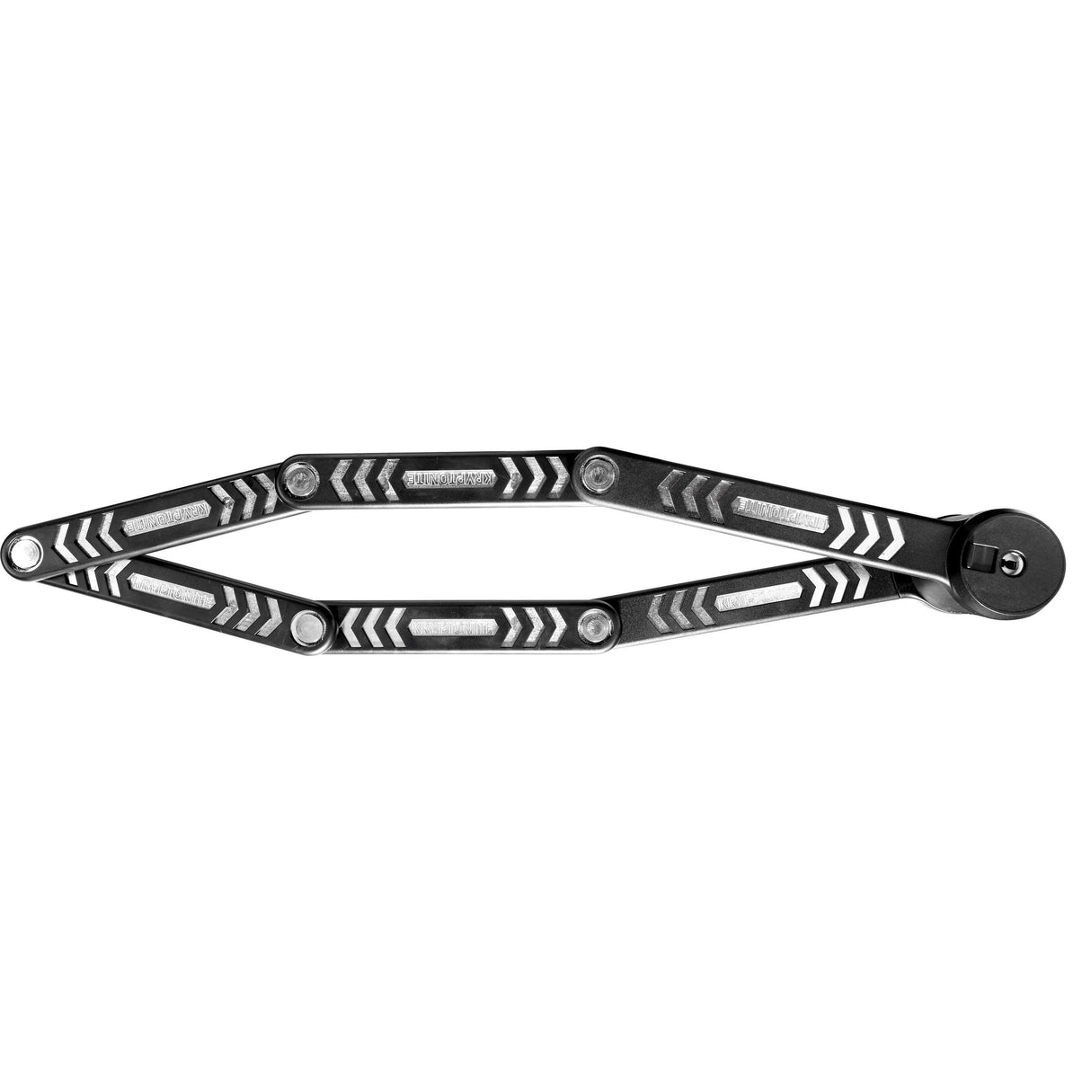 Kryptonit foldelås med holder kryptolok 85 cm stål sort