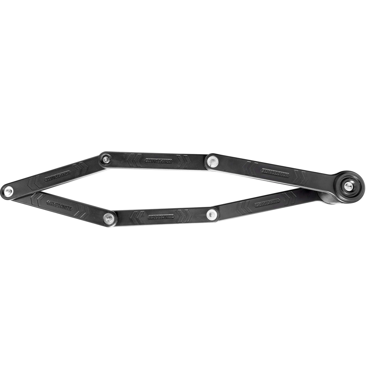Kryptonite foldelås med holder kryptolok 100 cm stål sort