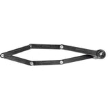 Kryptonite foldelås med holder kryptolok 100 cm stål sort