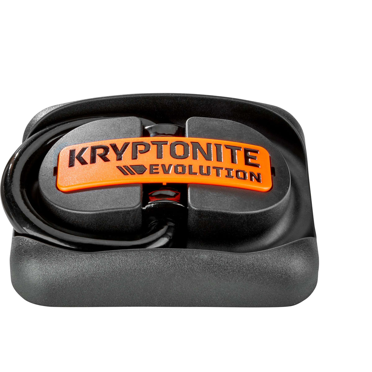Kryptonite evolution jordvæganker - permanent låsepunkt - vægankermotorcykel - stålbeslag - 14 mm - sort sølv
