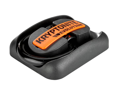 Kryptonite evolution jordvæganker - permanent låsepunkt - vægankermotorcykel - stålbeslag - 14 mm - sort sølv