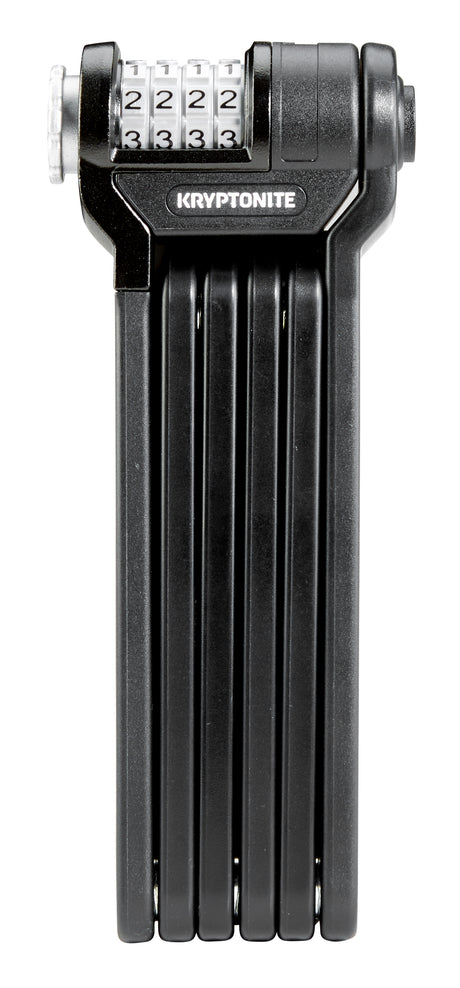 Kryptonite keeper 585 foldelås 85cm kodelås sort