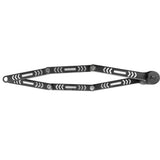 Kryptonite kryptolok 610 s foldelås med holder – foldecykellås – 100 cm lang – sort