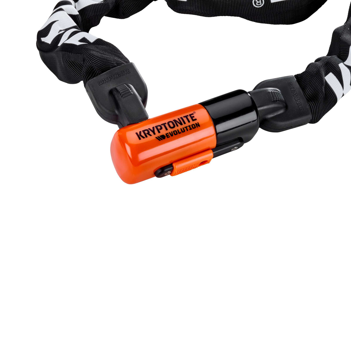 Kryptonite evolution 1012 kæde med integreret lås - art-3 kædelås cykel - cykellås kæde elcykel - 120 cm - stål - sort