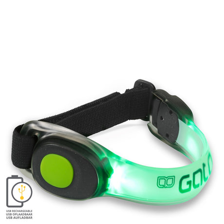 Gato Neon LED armlys USB grøn one size