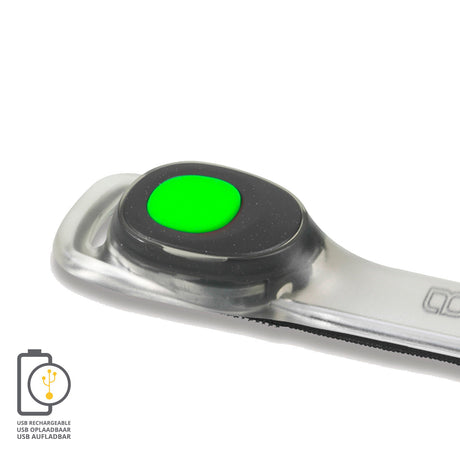 Gato Neon LED armlys USB grøn one size