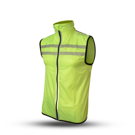 Gato windbreaker mesh vest neon gul ekstra lille