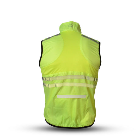 Gato windbreaker mesh vest neon gul ekstra lille