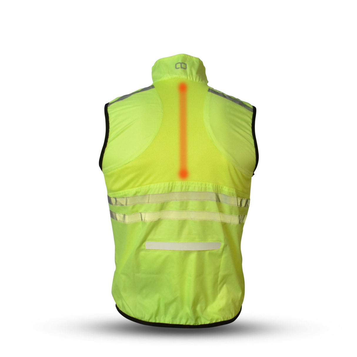 Gato Windbreaker Mesh Vest USB LED NEEONGE STØRRELSE S