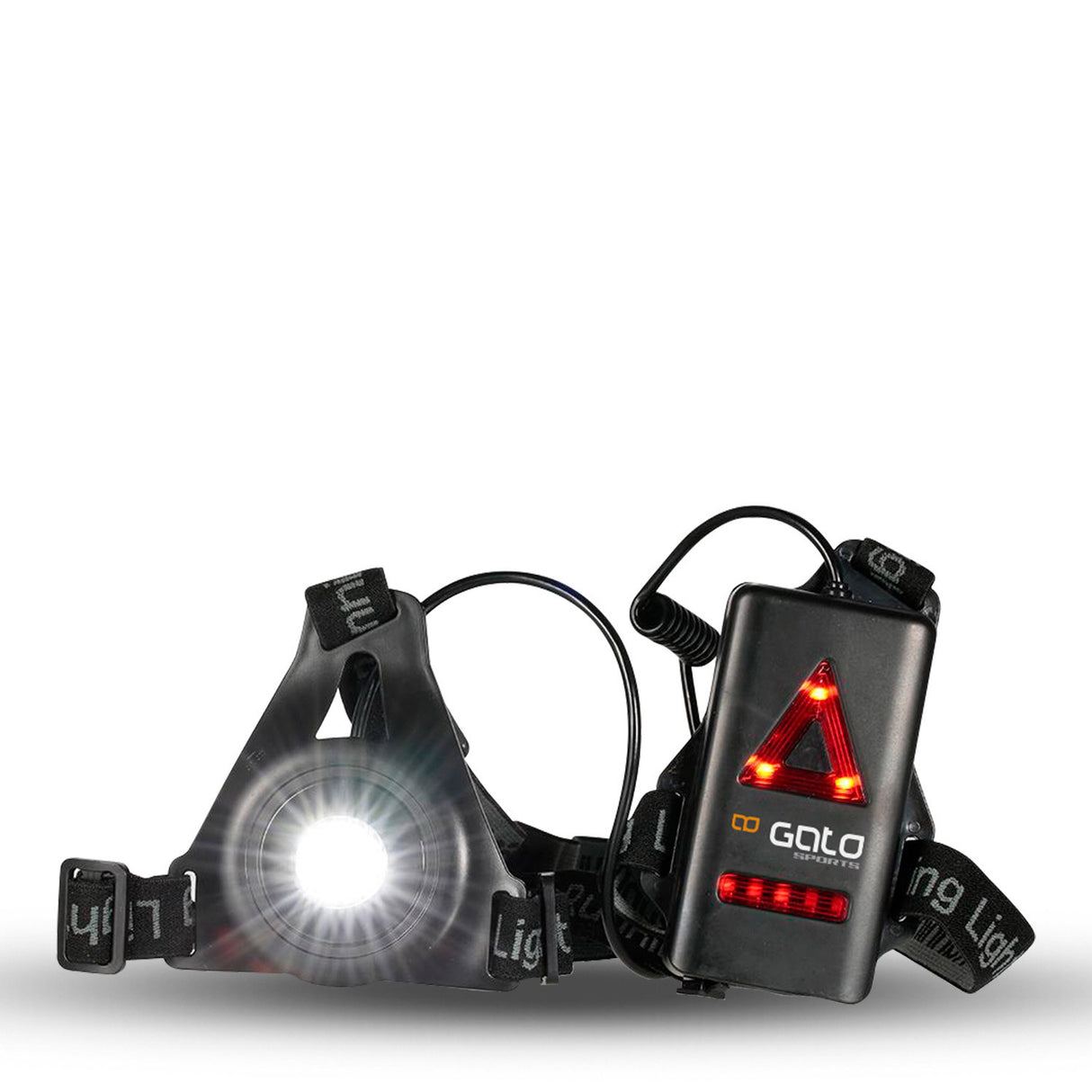 Gato high-viz brystlys usb sort one size