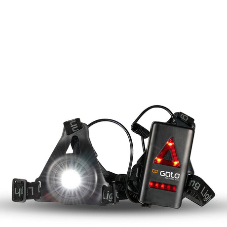Gato high-viz brystlys usb sort one size
