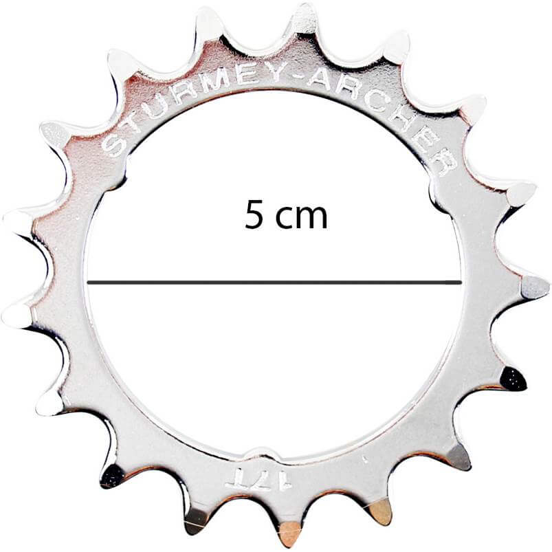 Sturmeyarcher - Gear 17t flad 1 8 C50