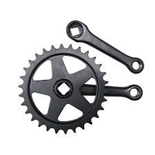 Kranksæt 36t 125mm sort