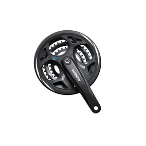 Shimano kranksæt altus m311 7 8s 48-38-28t 175 mm sort