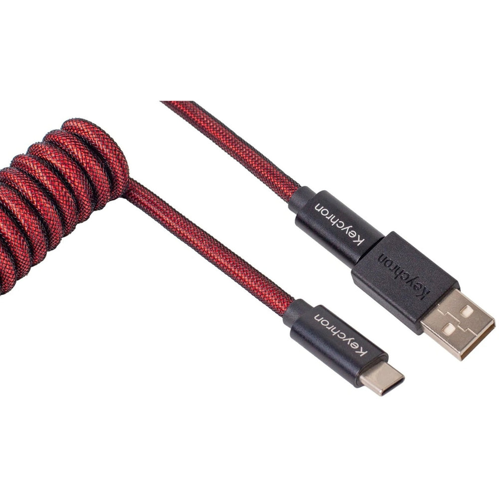 Keychron Premium Coiled Aviator -kabel, lige