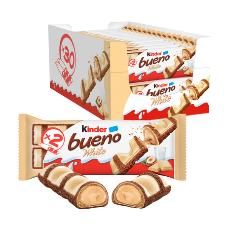 Børne bueno hvid t2 (30 stk.)