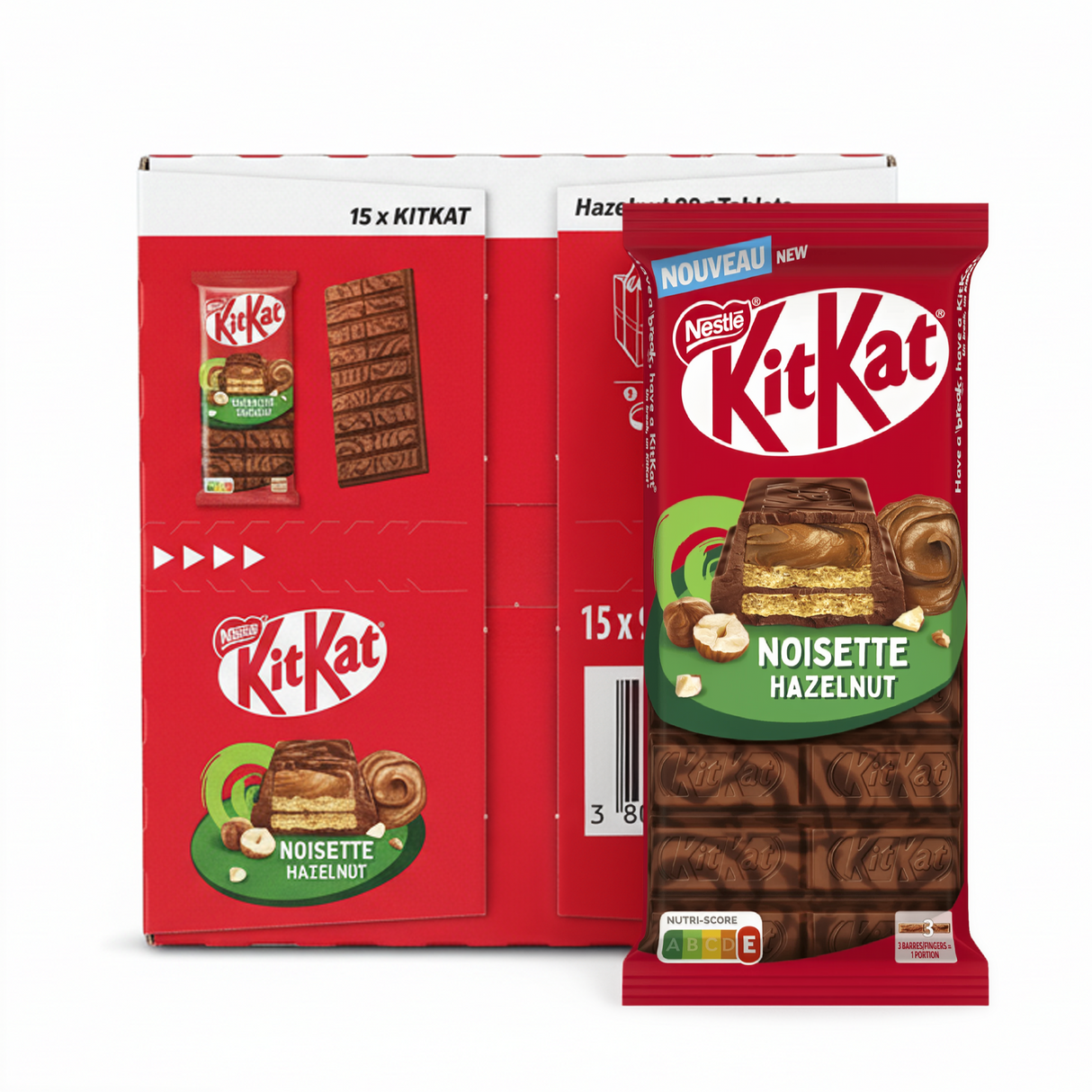 Kitkat tablet hasselnød (15x 99g)