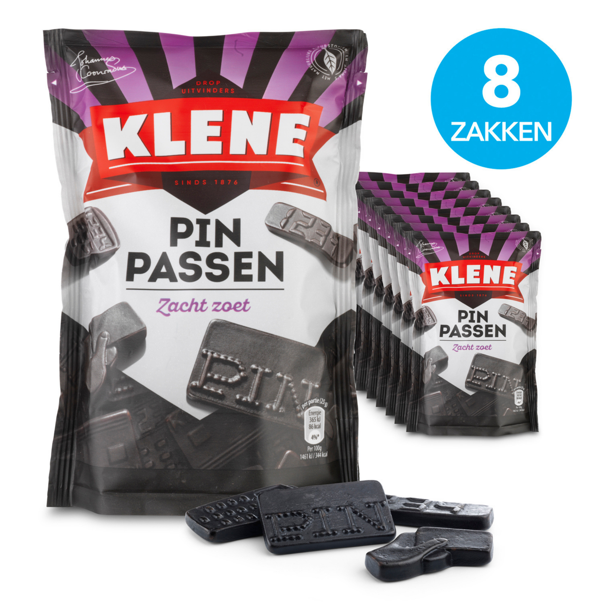 Klene betalingskort (8x 210gr)