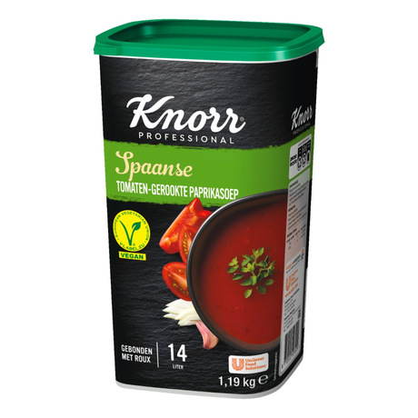 Knorr spansk tomatrøget pebersuppe (14 liter)