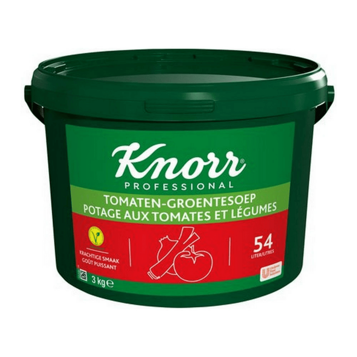 Knorr tomat-grøntsagssuppespand (54 liter)