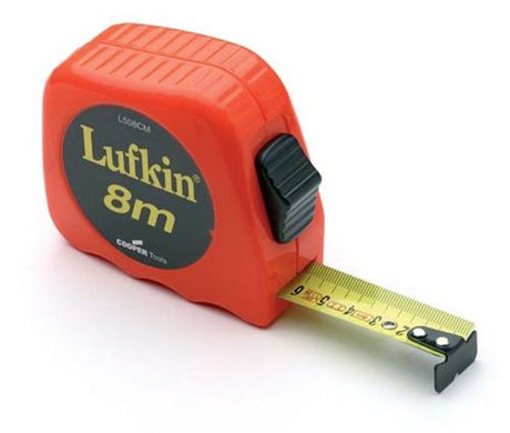 Lufkin målebånd 8mtr 25mm orange