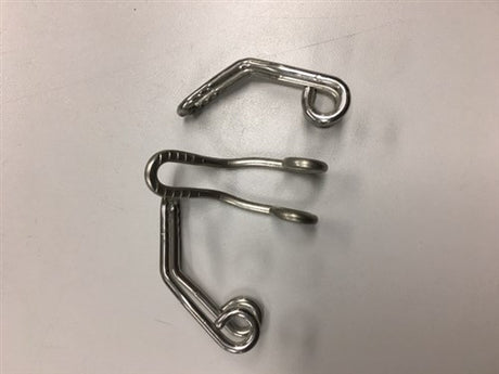 Lampe hook krone bolt rustfrit stål kort