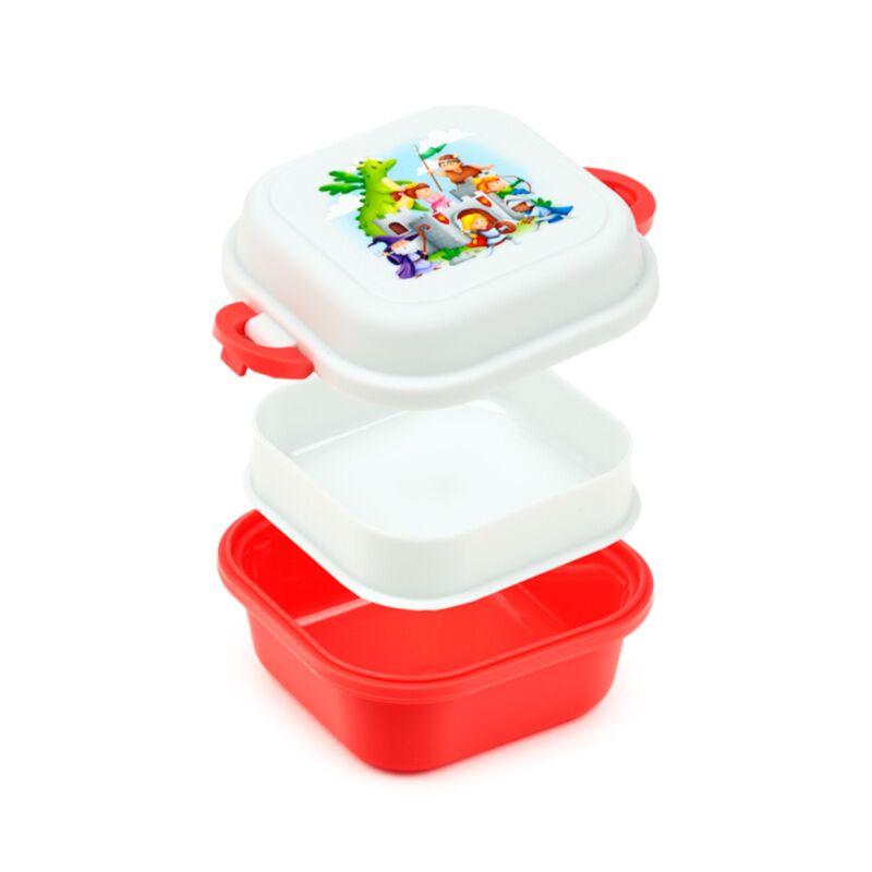 Knights dragons clip bento box madkasse