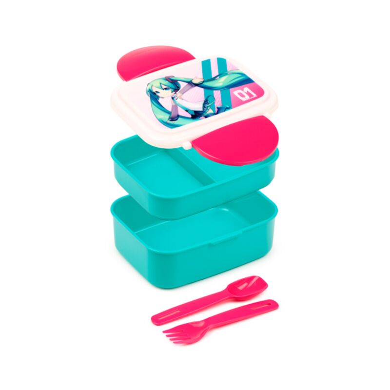 Union hatsune miku clip bento box madkasse bestik