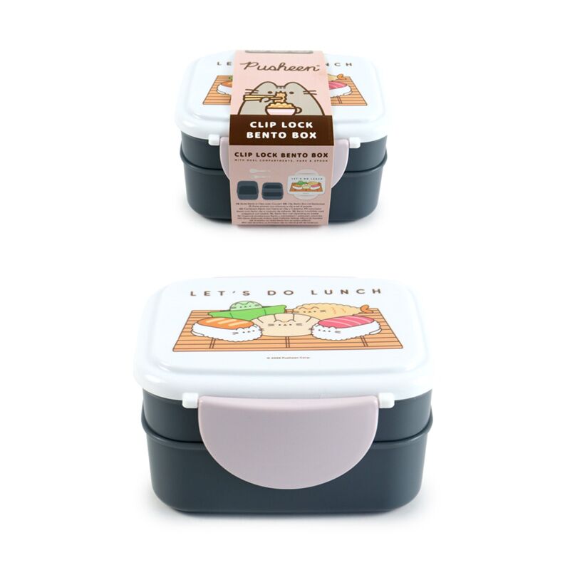 Union pusheen the cat sushi club clip bento box madkasse bestik