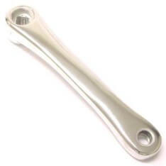 Krankarm fausto dotek | aluminium | venstre | 170 mm | sølv