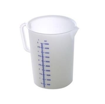 Hünersdorff målebæger 2ltr. gennemsigtig