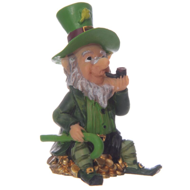 Irske heldige leprechaun miniaturefigurer