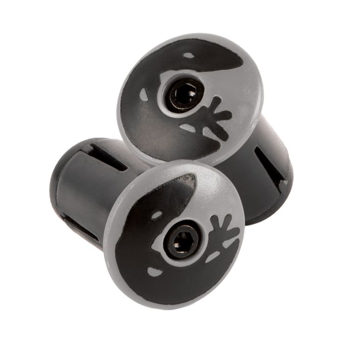 Lizard skins dsp bar tape plugs - cool grey