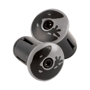 Lizard skins dsp bar tape plugs - cool grey