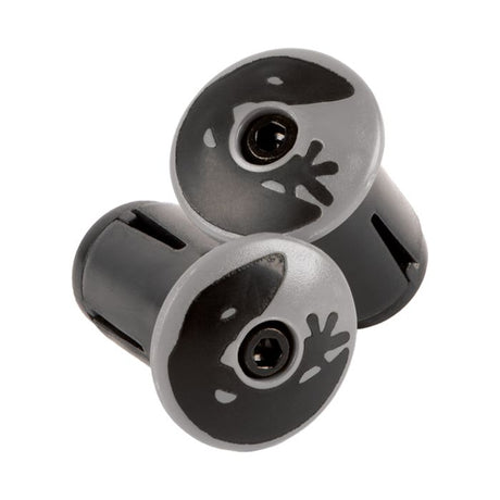 Lizard skins dsp bar tape plugs - cool gray