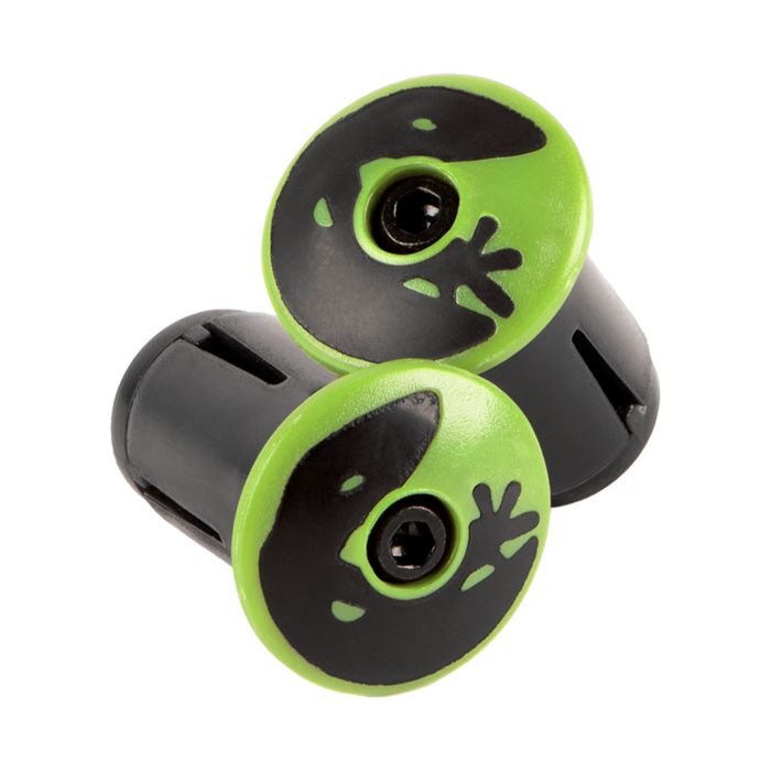 Lizard skins dsp bar tape plugs - hypergrøn